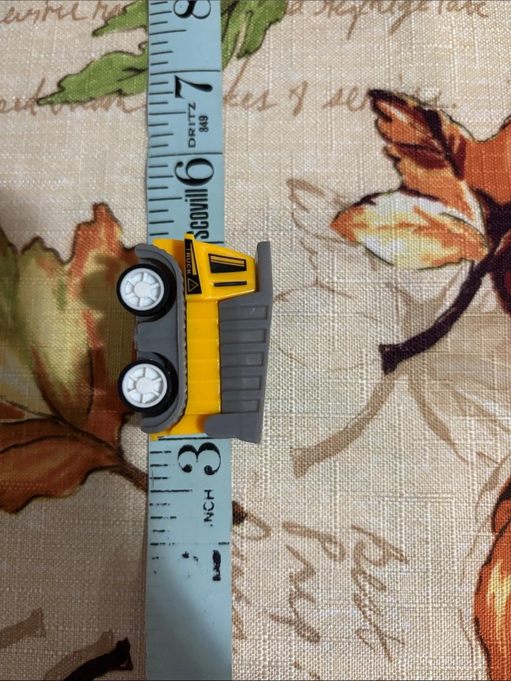 Yellow & Gray Kids Dump Truck Toy – Durable Play Vehicle